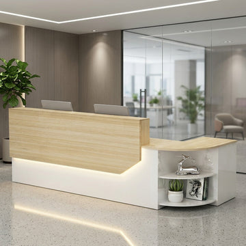 L-Shaped Reception Desk