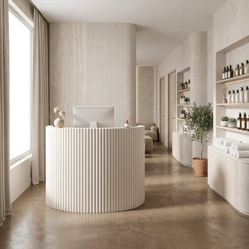 Curved Reception Desk