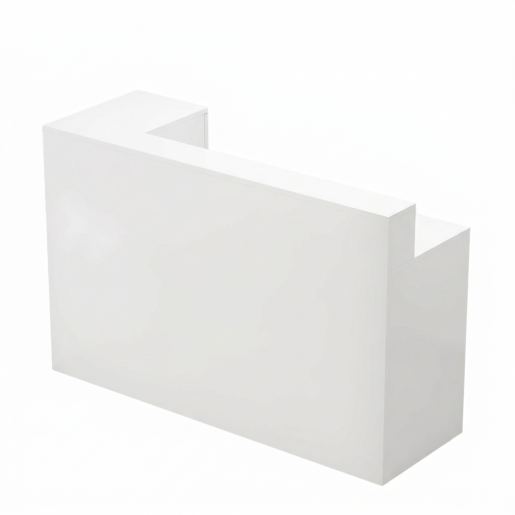 Modern Reception Counter: Compact Cashier Station for Retail & Convenience Stores