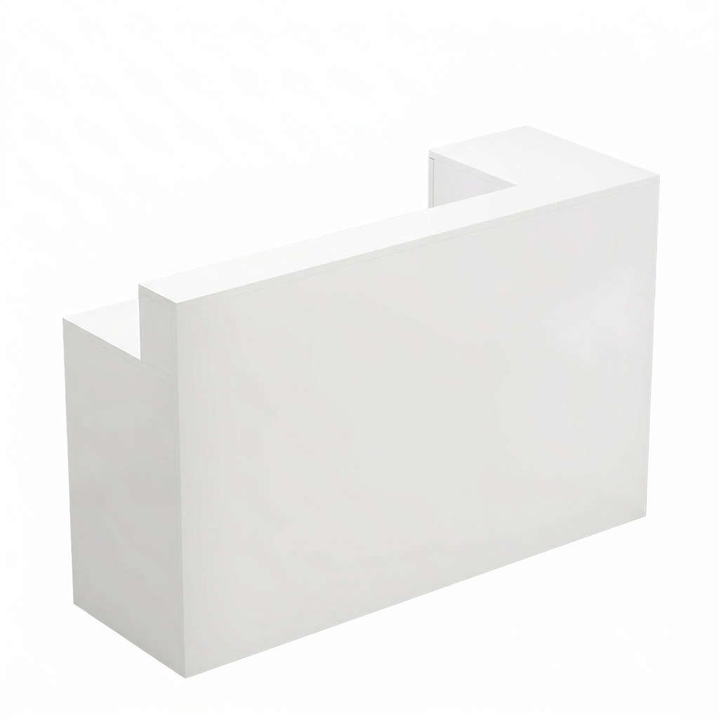 Modern Reception Counter: Compact Cashier Station for Retail & Convenience Stores