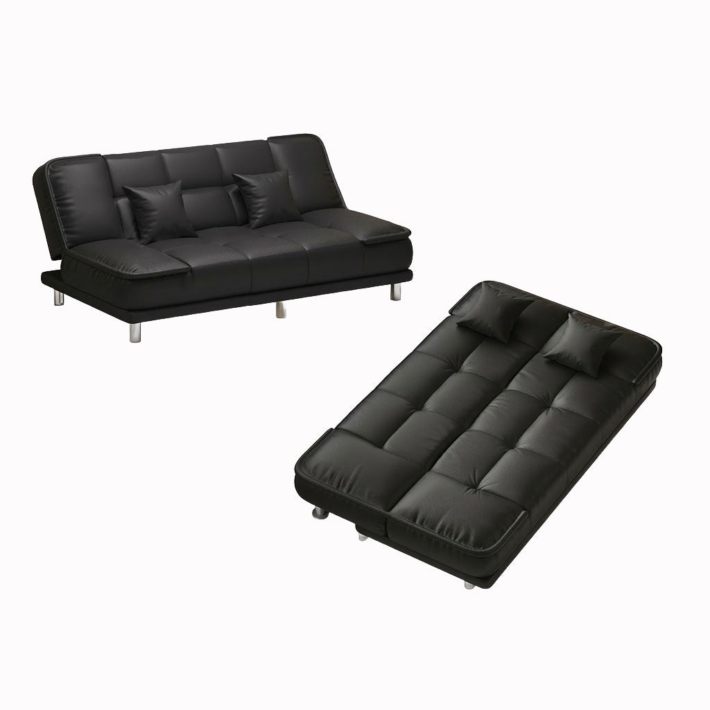 Foldable Sofa Bed: 2-in-1 Space-Saving Sleeper with Latex & Foam Cushioning