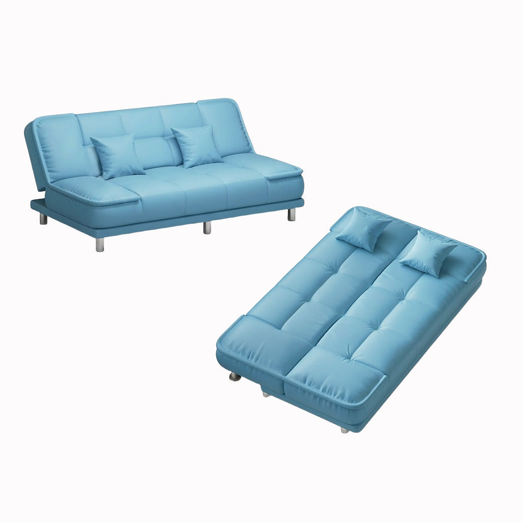Foldable Sofa Bed: 2-in-1 Space-Saving Sleeper with Latex & Foam Cushioning