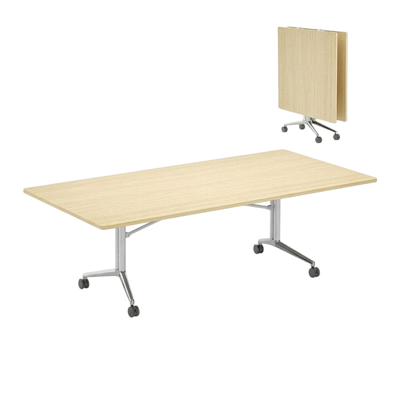 BDLFurniture Folding Conference Table & Mobile Training Desk 25mm Top Power Socket Modular