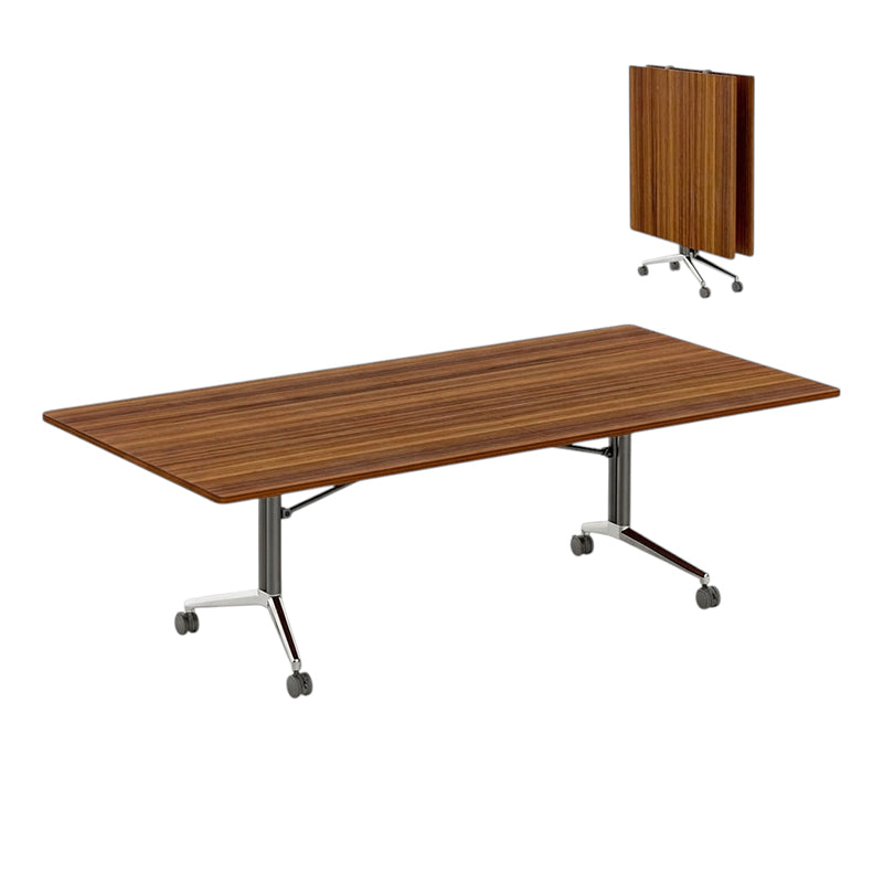 BDLFurniture Folding Conference Table & Mobile Training Desk 25mm Top Power Socket Modular