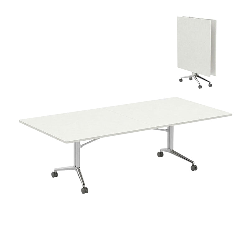 BDLFurniture Folding Conference Table & Mobile Training Desk 25mm Top Power Socket Modular