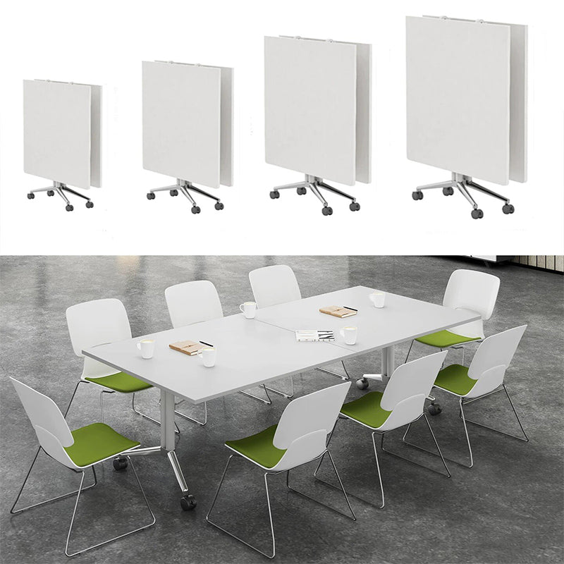 BDLFurniture Folding Conference Table & Mobile Training Desk 25mm Top Power Socket Modular