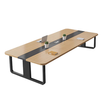 Modern Conference Table: 160-600cm Meeting Room Desk with Optional Chairs