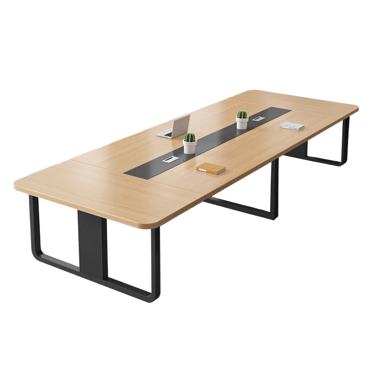Modern Conference Table: 160-600cm Meeting Room Desk with Optional Chairs