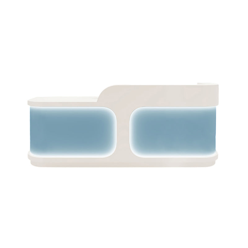 Modern Gloss Reception Desk & Front Desk for Clinic Wellness Studio by BDLFurniture