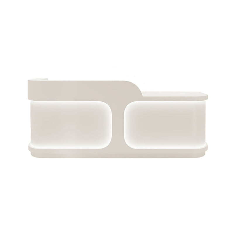 Modern Gloss Reception Desk & Front Desk for Clinic Wellness Studio by BDLFurniture