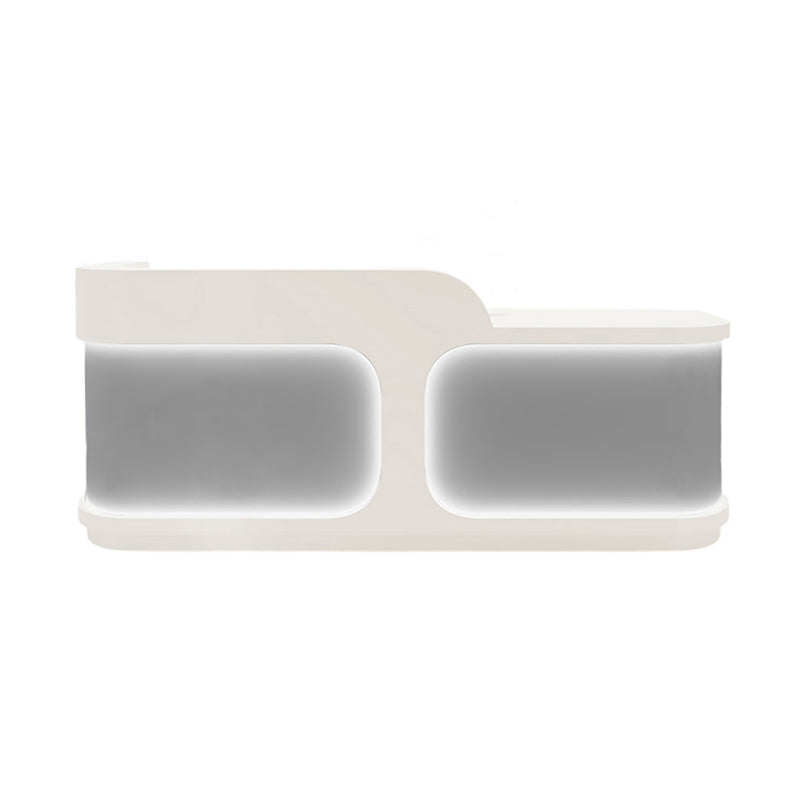 Modern Gloss Reception Desk & Front Desk for Clinic Wellness Studio by BDLFurniture