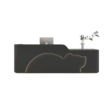 BDLFurniture Luxury Cream Reception Desk & Front Desk 120-400cm Pet & Wellness