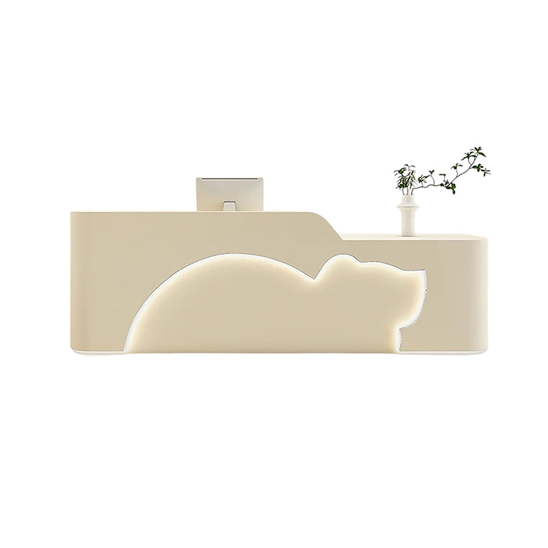 BDLFurniture Luxury Cream Reception Desk & Front Desk 120-400cm Pet & Wellness