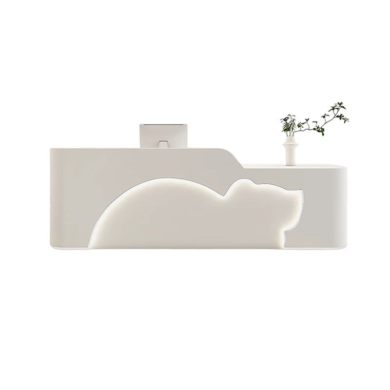 BDLFurniture Luxury Cream Reception Desk & Front Desk 120-400cm Pet & Wellness