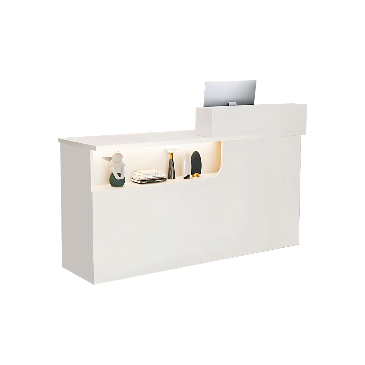 Reception Desk & Front Desk 80-260cm Custom Logo Reception Counter Checkout Counter