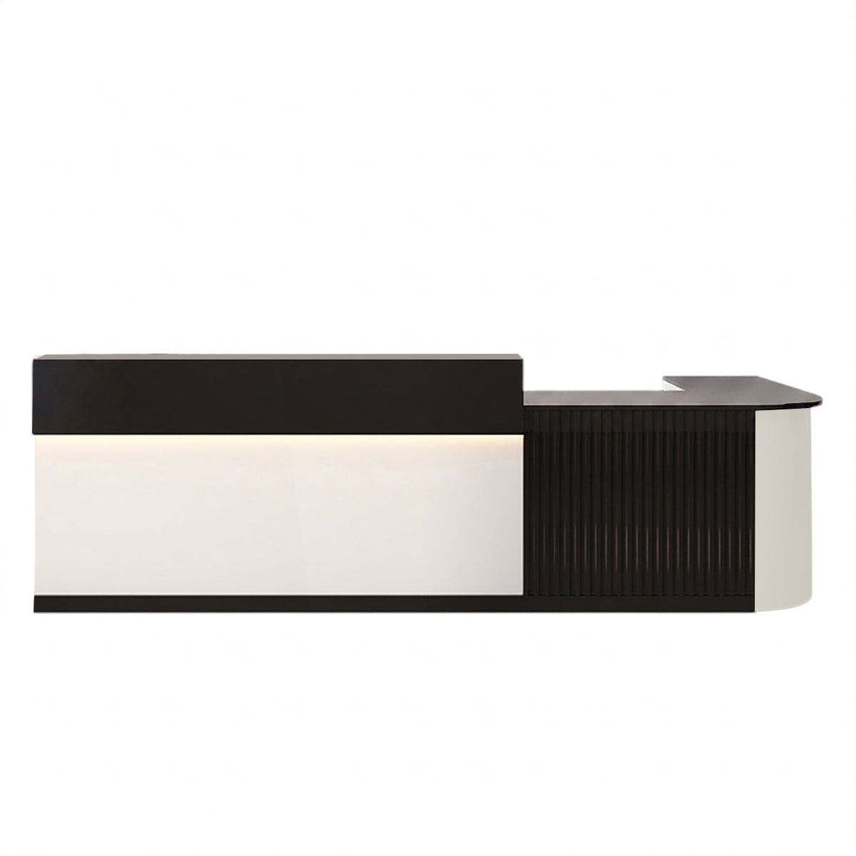 L Shaped Corner Reception Desk & Front Desk Cafe Retail Multi Size Cafe Counter Desk