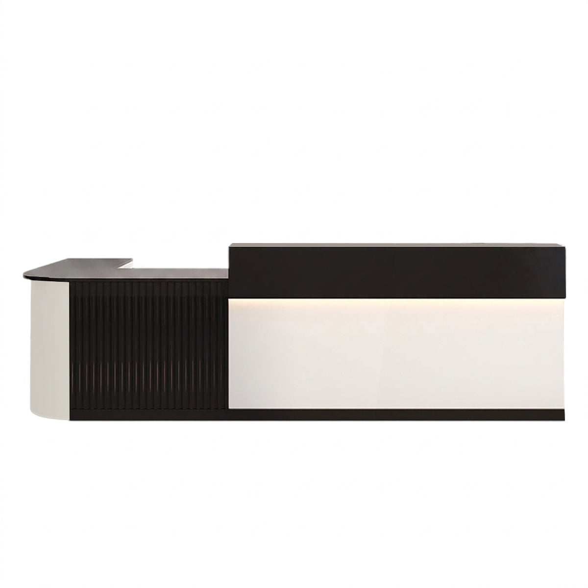 L Shaped Corner Reception Desk & Front Desk Cafe Retail Multi Size Cafe Counter Desk