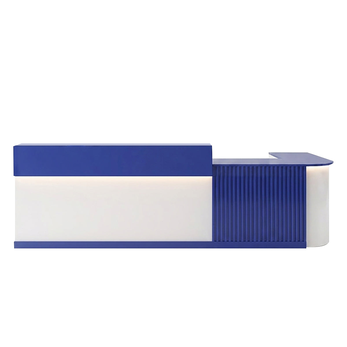 L Shaped Corner Reception Desk & Front Desk Cafe Retail Multi Size Cafe Counter Desk