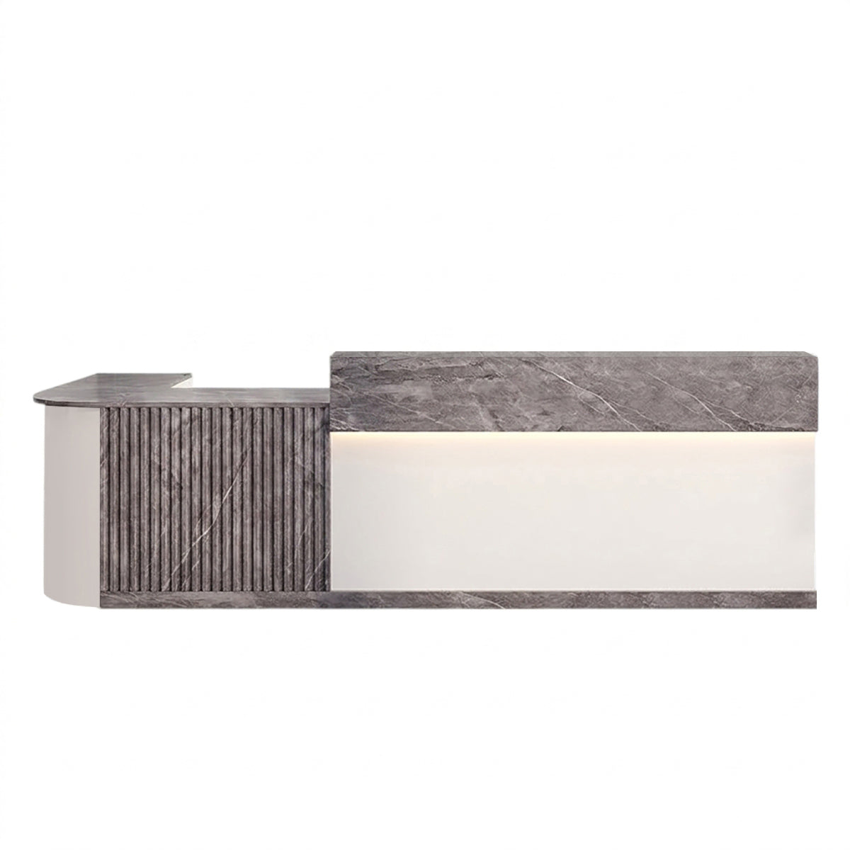 L Shaped Corner Reception Desk & Front Desk Cafe Retail Multi Size Cafe Counter Desk
