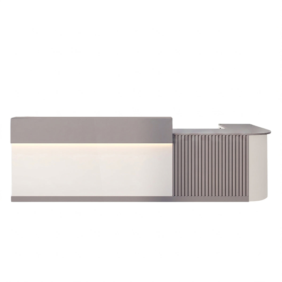 L Shaped Corner Reception Desk & Front Desk Cafe Retail Multi Size Cafe Counter Desk