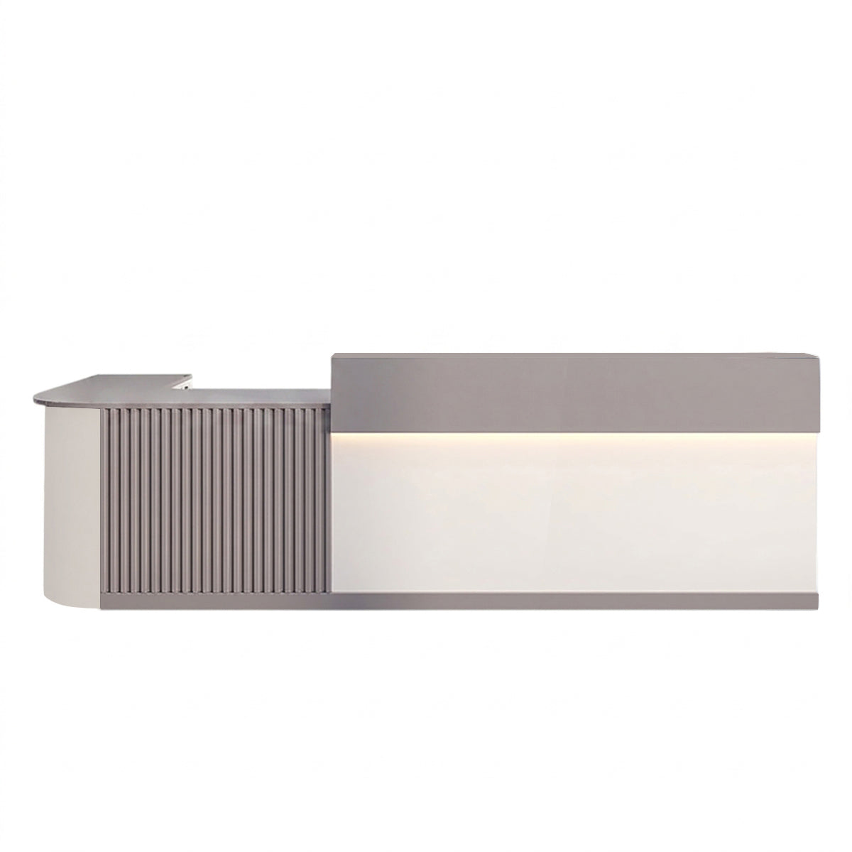 L Shaped Corner Reception Desk & Front Desk Cafe Retail Multi Size Cafe Counter Desk