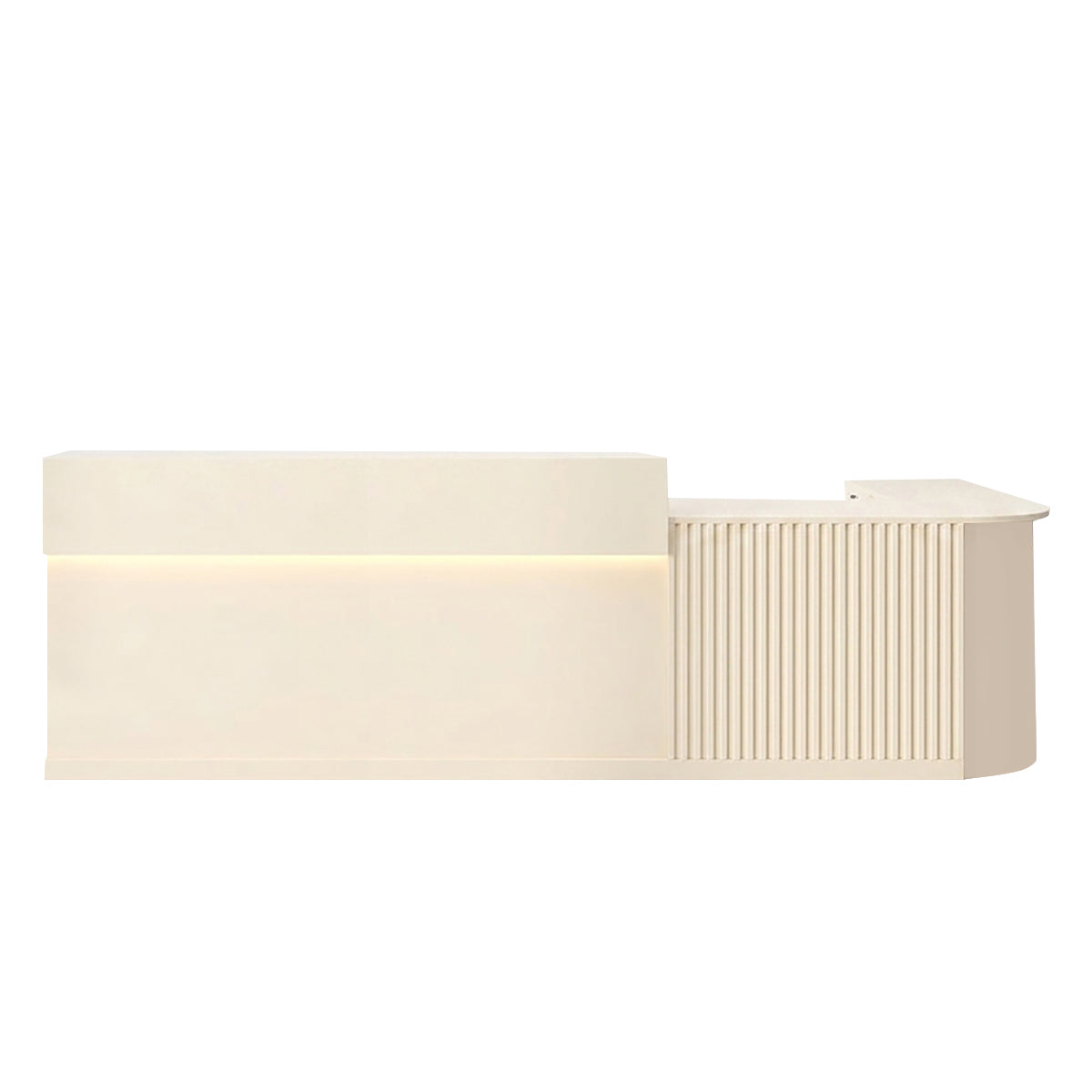 L Shaped Corner Reception Desk & Front Desk Cafe Retail Multi Size Cafe Counter Desk