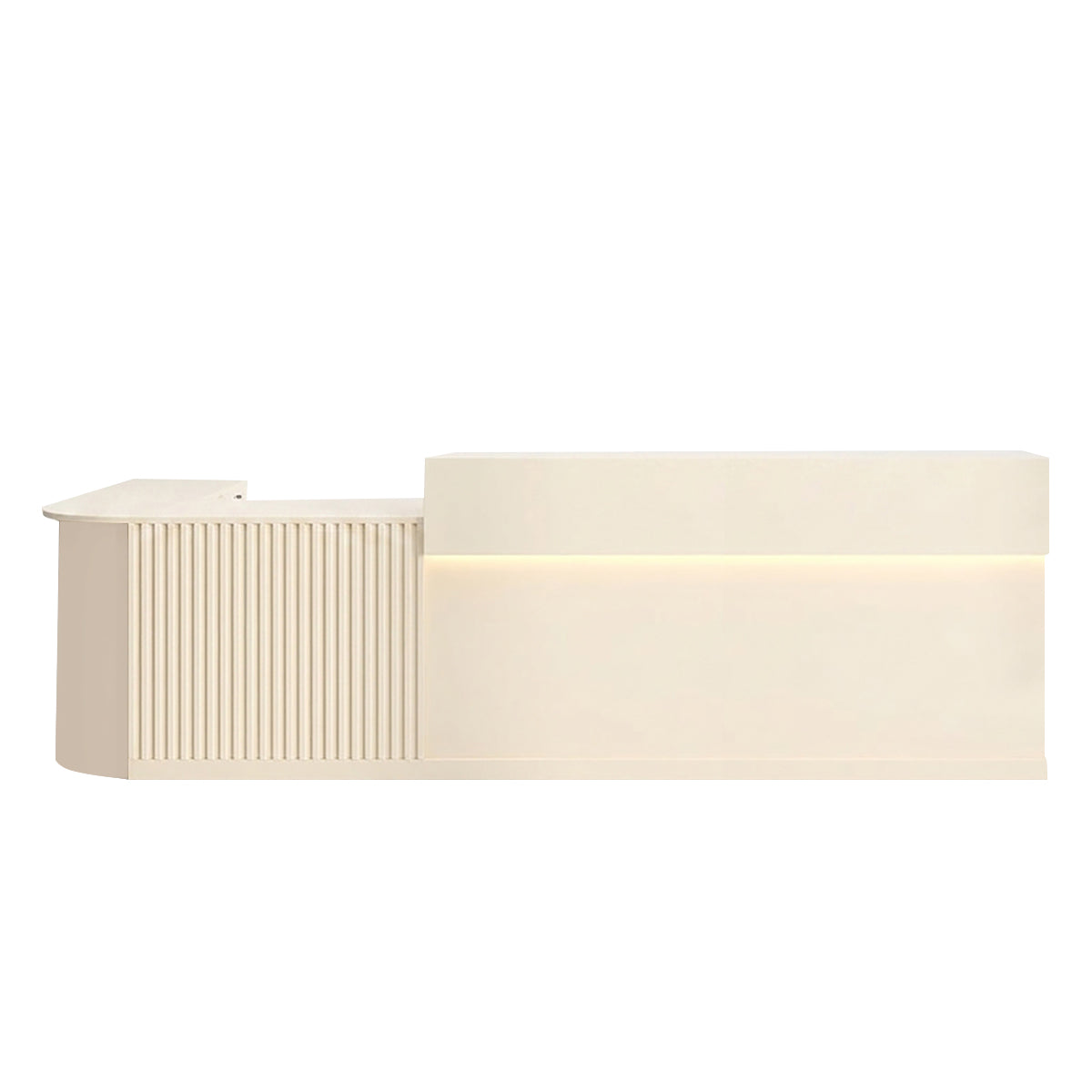 L Shaped Corner Reception Desk & Front Desk Cafe Retail Multi Size Cafe Counter Desk