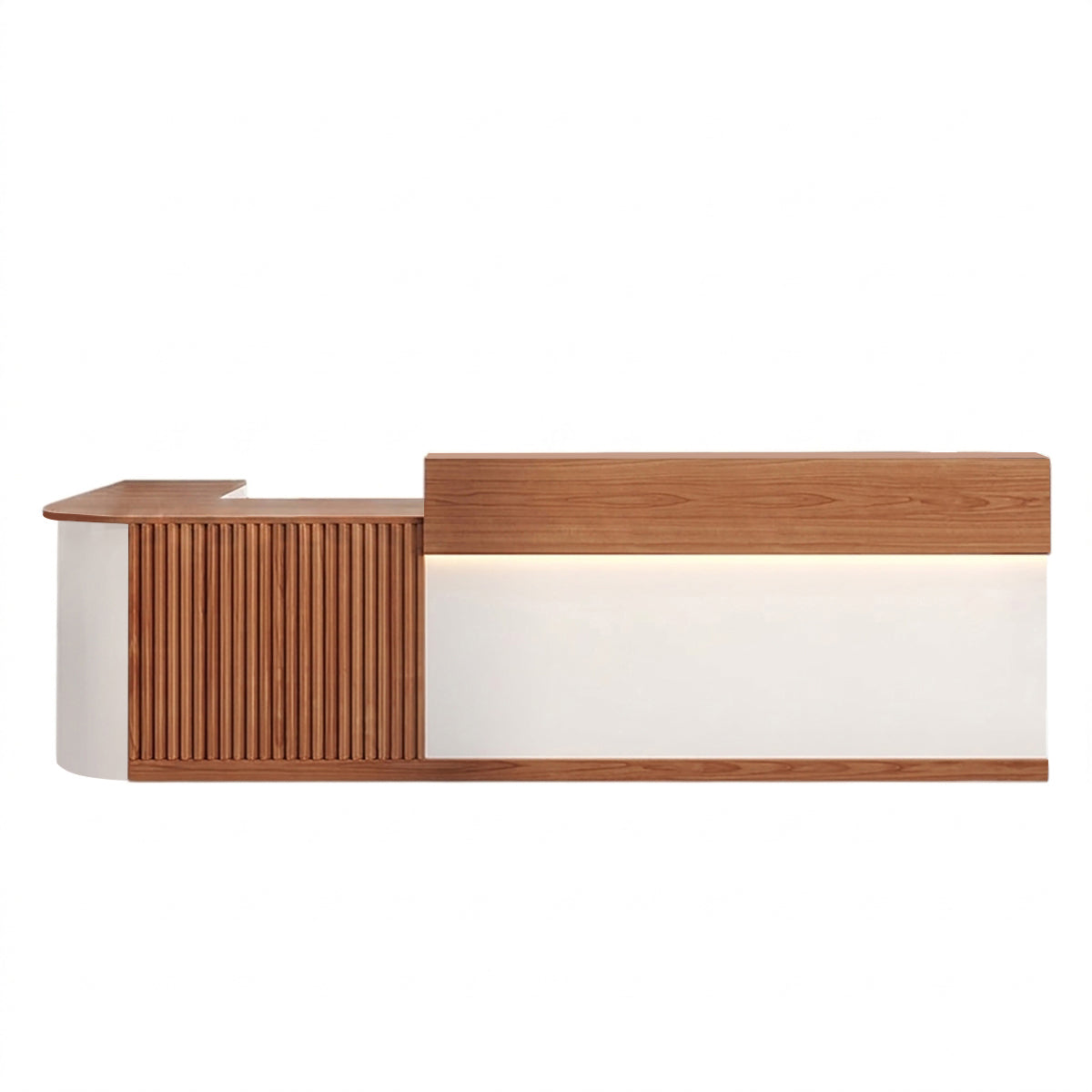 L Shaped Corner Reception Desk & Front Desk Cafe Retail Multi Size Cafe Counter Desk