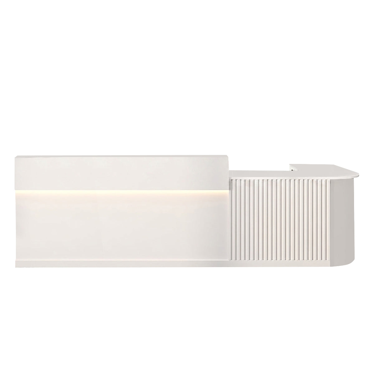 L Shaped Corner Reception Desk & Front Desk Cafe Retail Multi Size Cafe Counter Desk