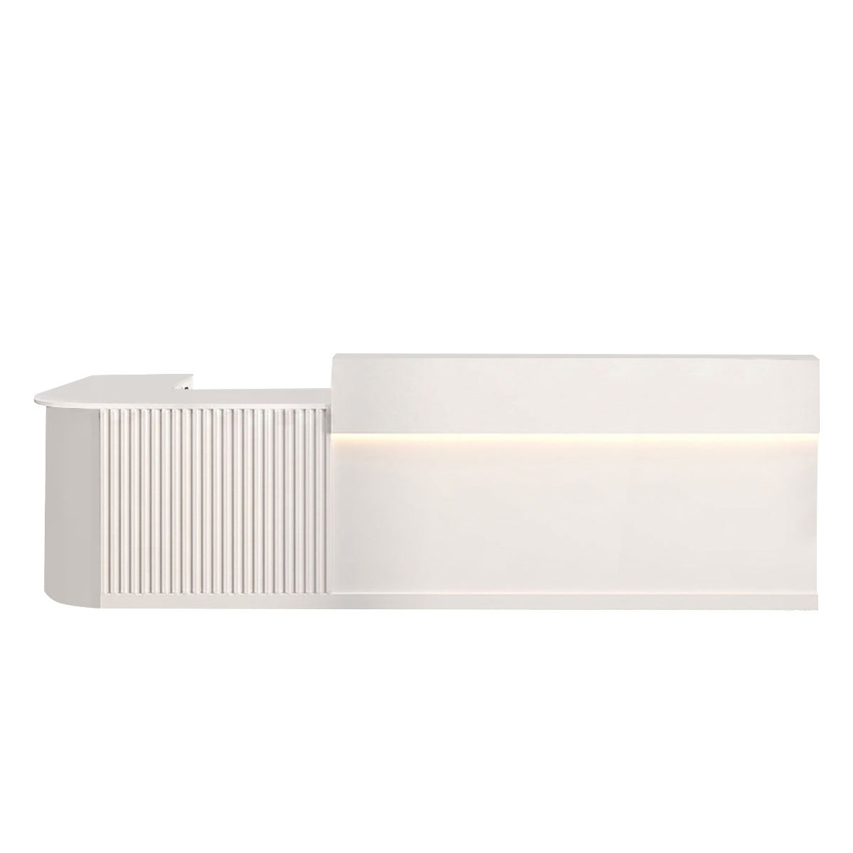 L Shaped Corner Reception Desk & Front Desk Cafe Retail Multi Size Cafe Counter Desk