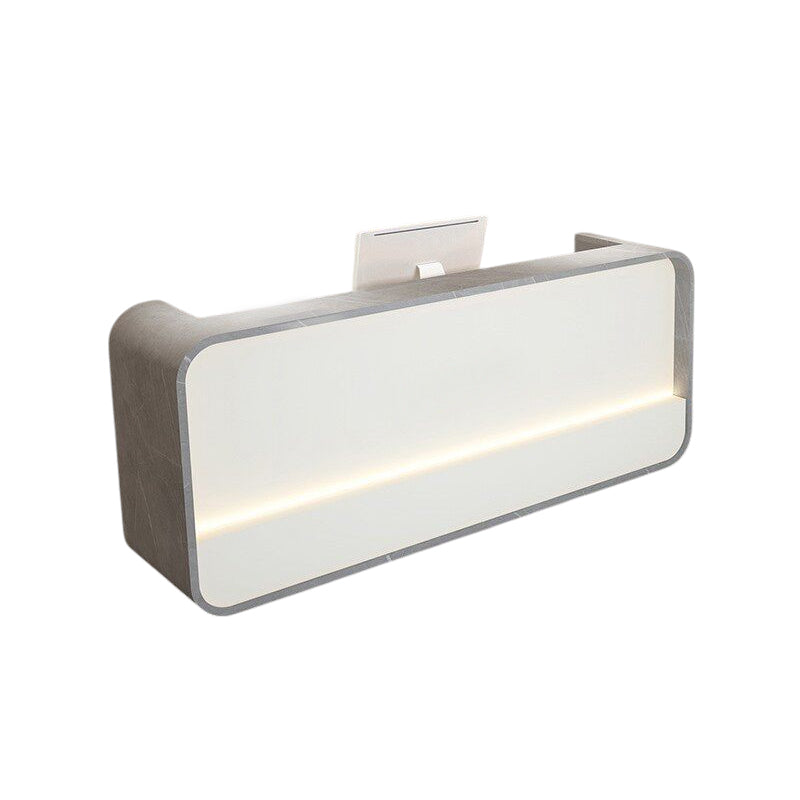 Modern Gloss Reception Desk & Front Desk 100-300cm Boutique Cashier Counter