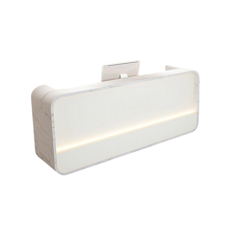 Modern Gloss Reception Desk & Front Desk 100-300cm Boutique Cashier Counter