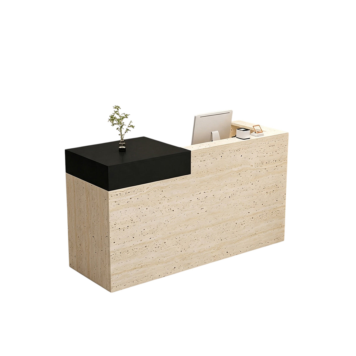 BDLFurniture Minimalist Reception Desk & Front Desk 90-240cm Salon Boutique Store