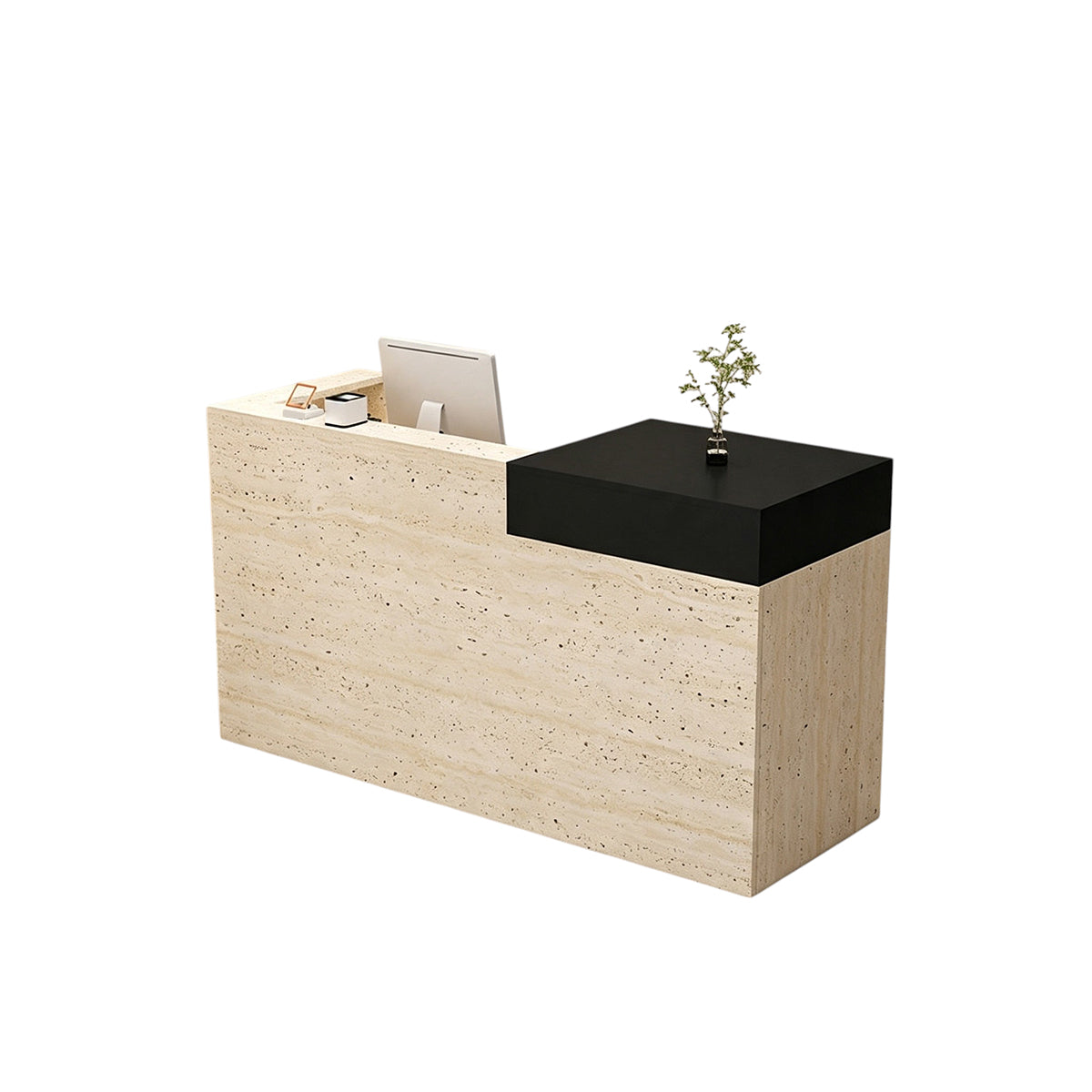 BDLFurniture Minimalist Reception Desk & Front Desk 90-240cm Salon Boutique Store