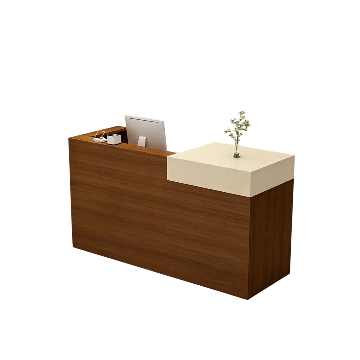 BDLFurniture Minimalist Reception Desk & Front Desk 90-240cm Salon Boutique Store