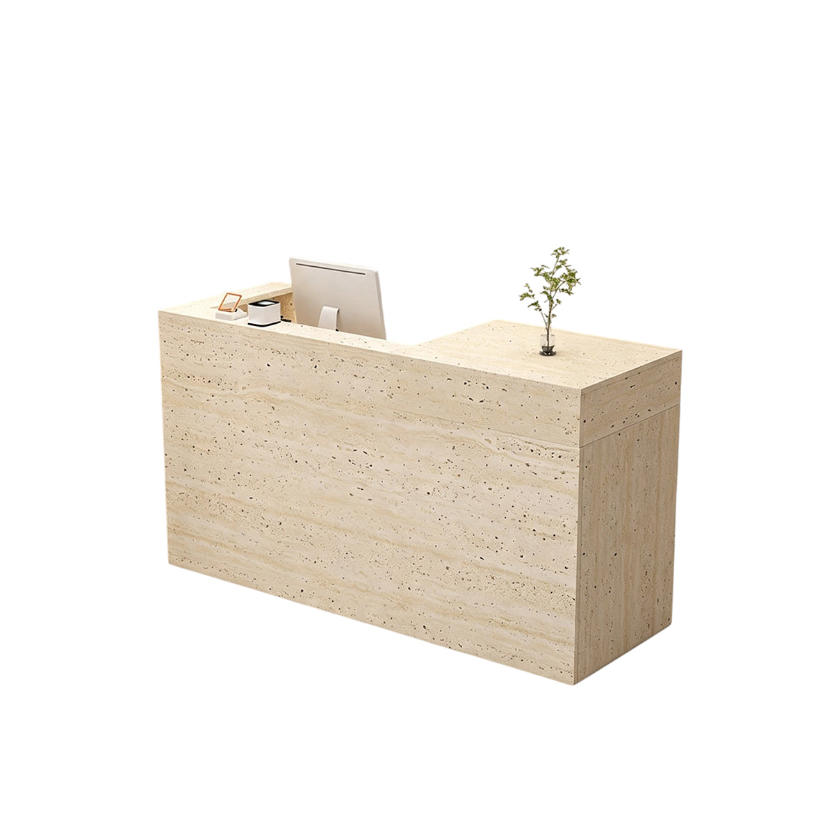 BDLFurniture Minimalist Reception Desk & Front Desk 90-240cm Salon Boutique Store