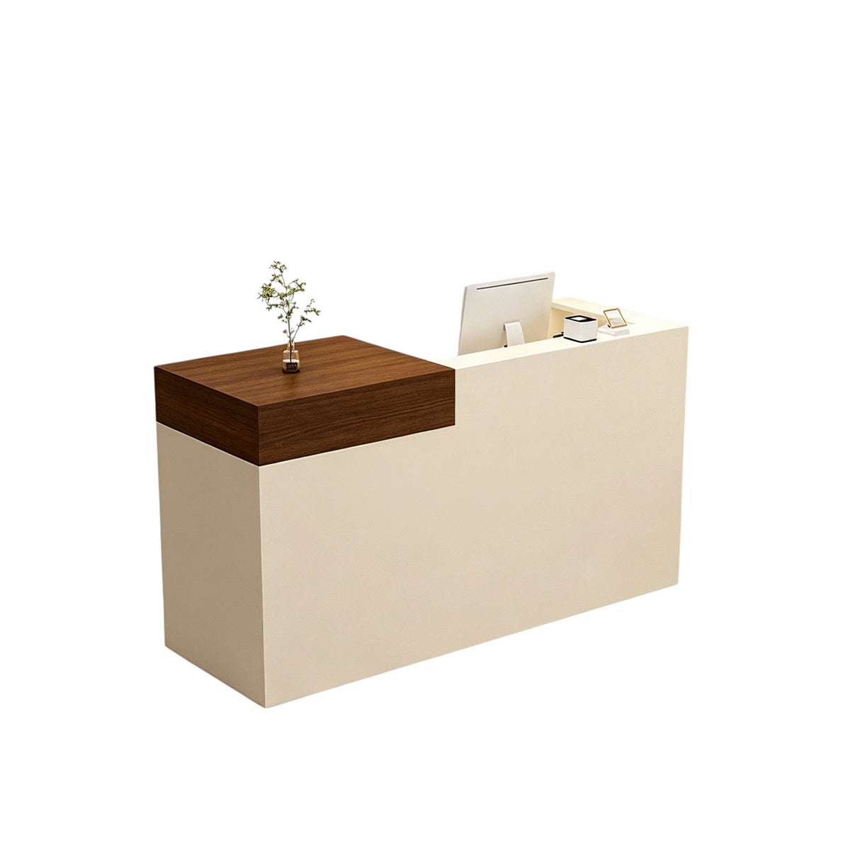 BDLFurniture Minimalist Reception Desk & Front Desk 90-240cm Salon Boutique Store