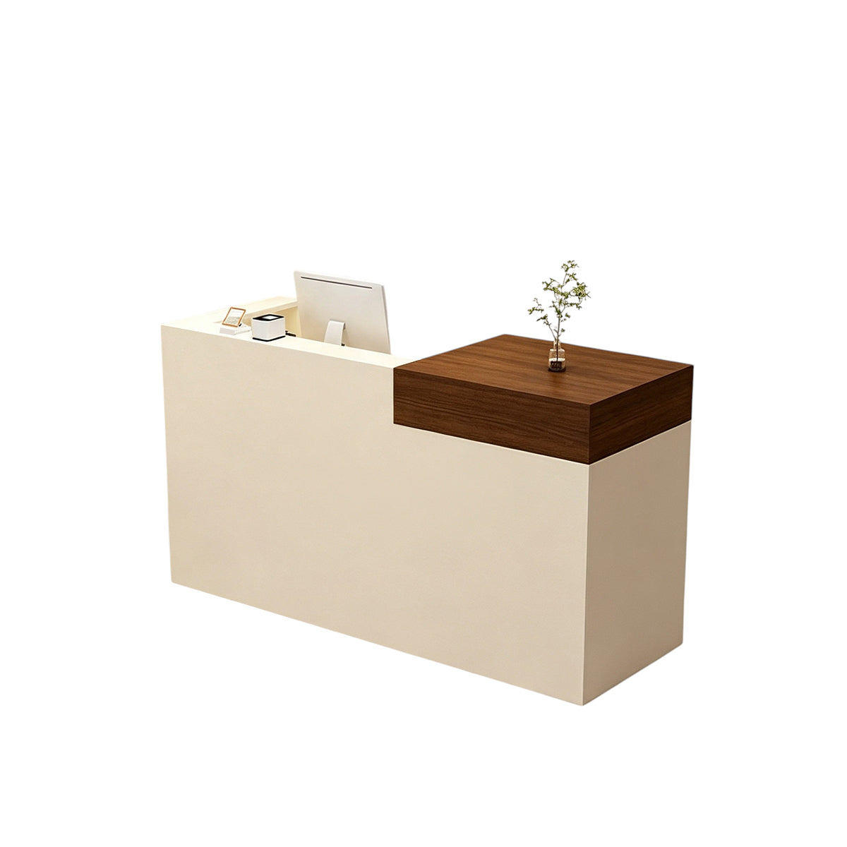BDLFurniture Minimalist Reception Desk & Front Desk 90-240cm Salon Boutique Store