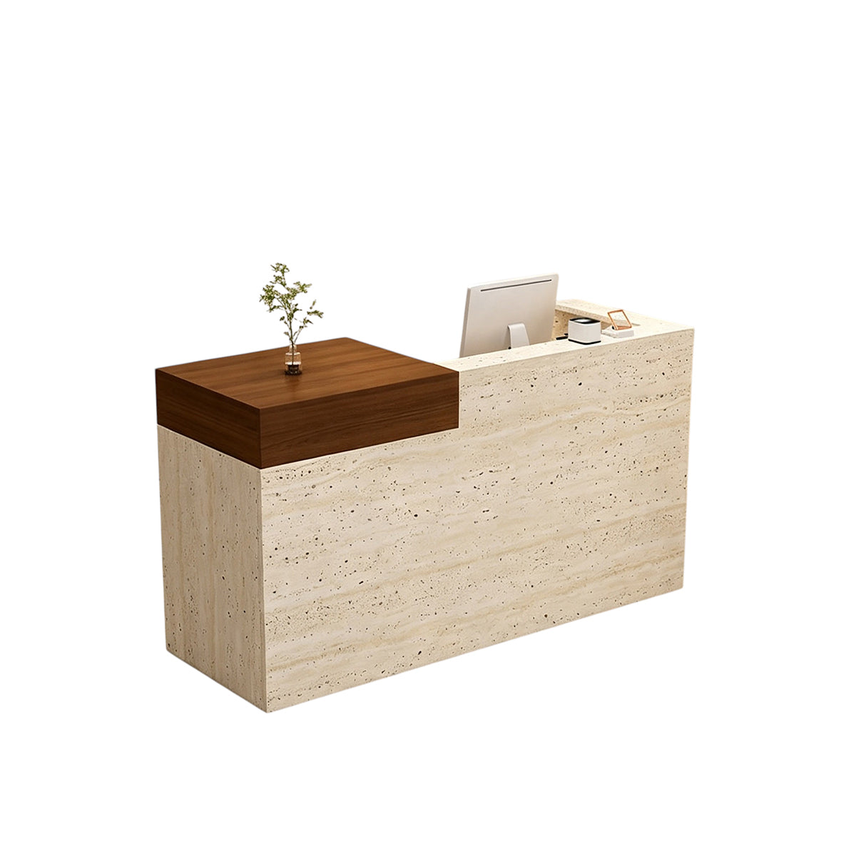 BDLFurniture Minimalist Reception Desk & Front Desk 90-240cm Salon Boutique Store