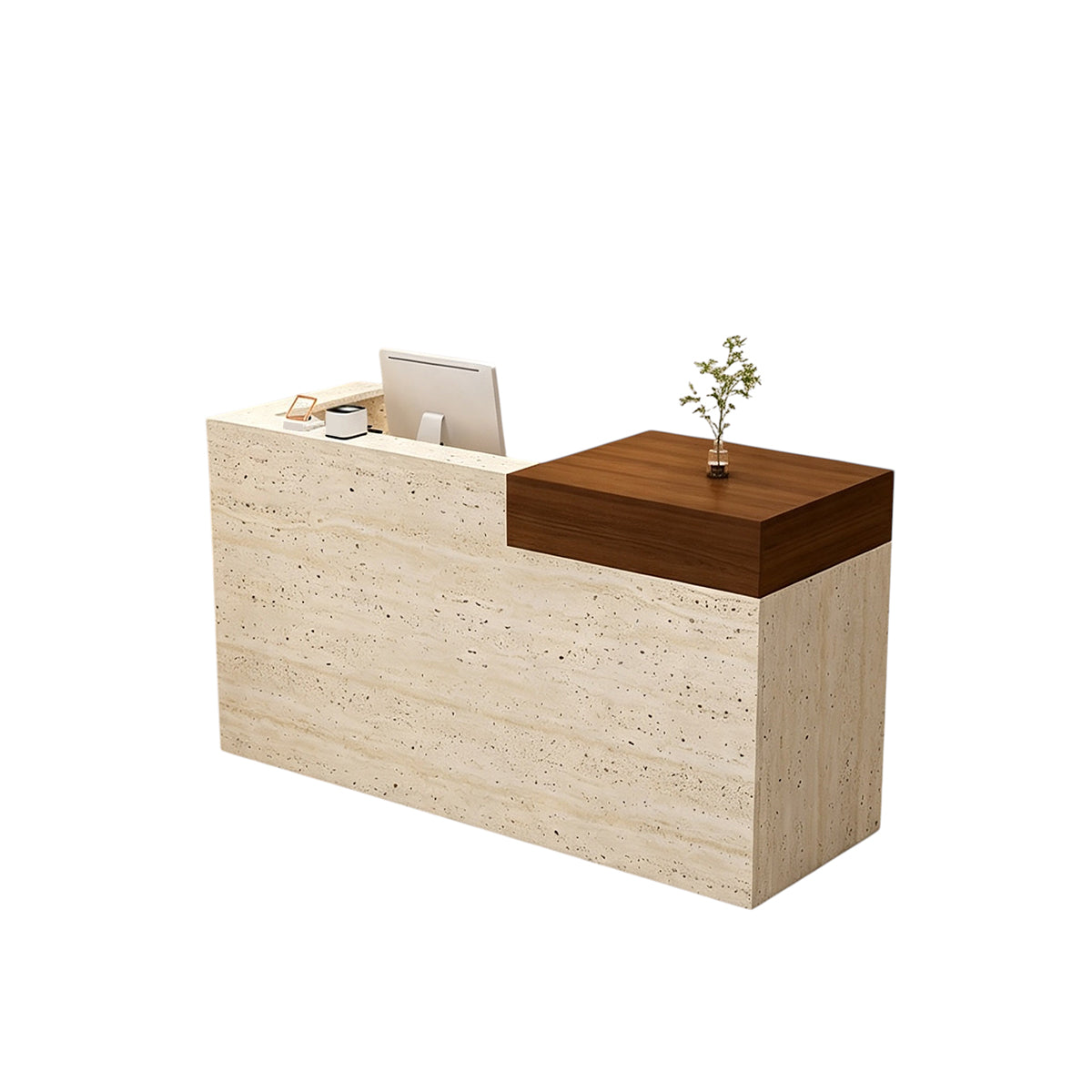 BDLFurniture Minimalist Reception Desk & Front Desk 90-240cm Salon Boutique Store