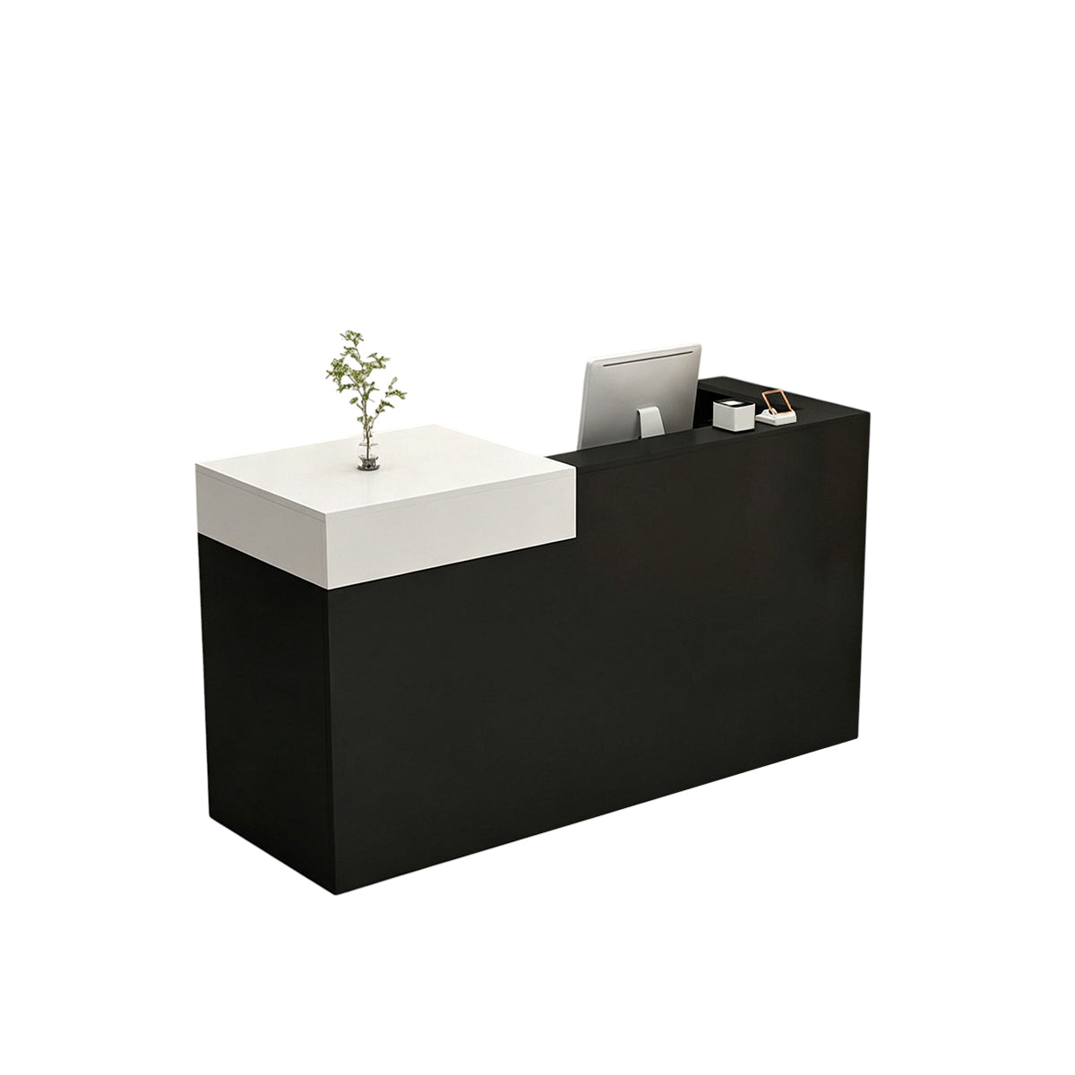 BDLFurniture Minimalist Reception Desk & Front Desk 90-240cm Salon Boutique Store