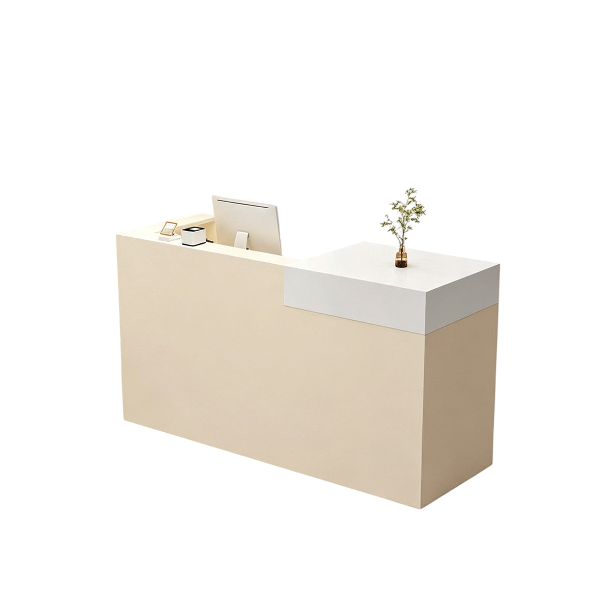 BDLFurniture Minimalist Reception Desk & Front Desk 90-240cm Salon Boutique Store