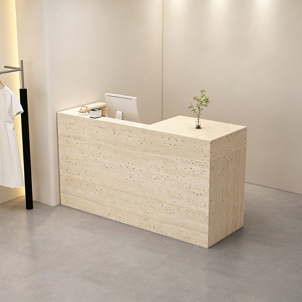 BDLFurniture Minimalist Reception Desk & Front Desk 90-240cm Salon Boutique Store