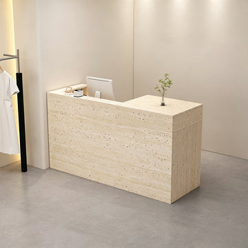 BDLFurniture Minimalist Reception Desk & Front Desk 90-240cm Salon Boutique Store