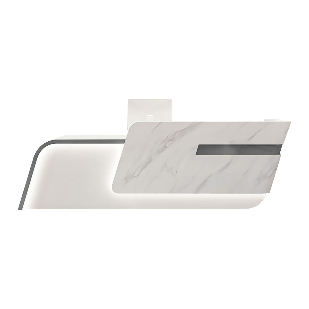 Luxury Gloss Reception Desk & Front Desk Clinic Hotel Reception Counter BDLFurniture