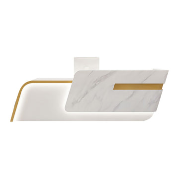 Luxury Gloss Reception Desk & Front Desk Clinic Hotel Reception Counter BDLFurniture