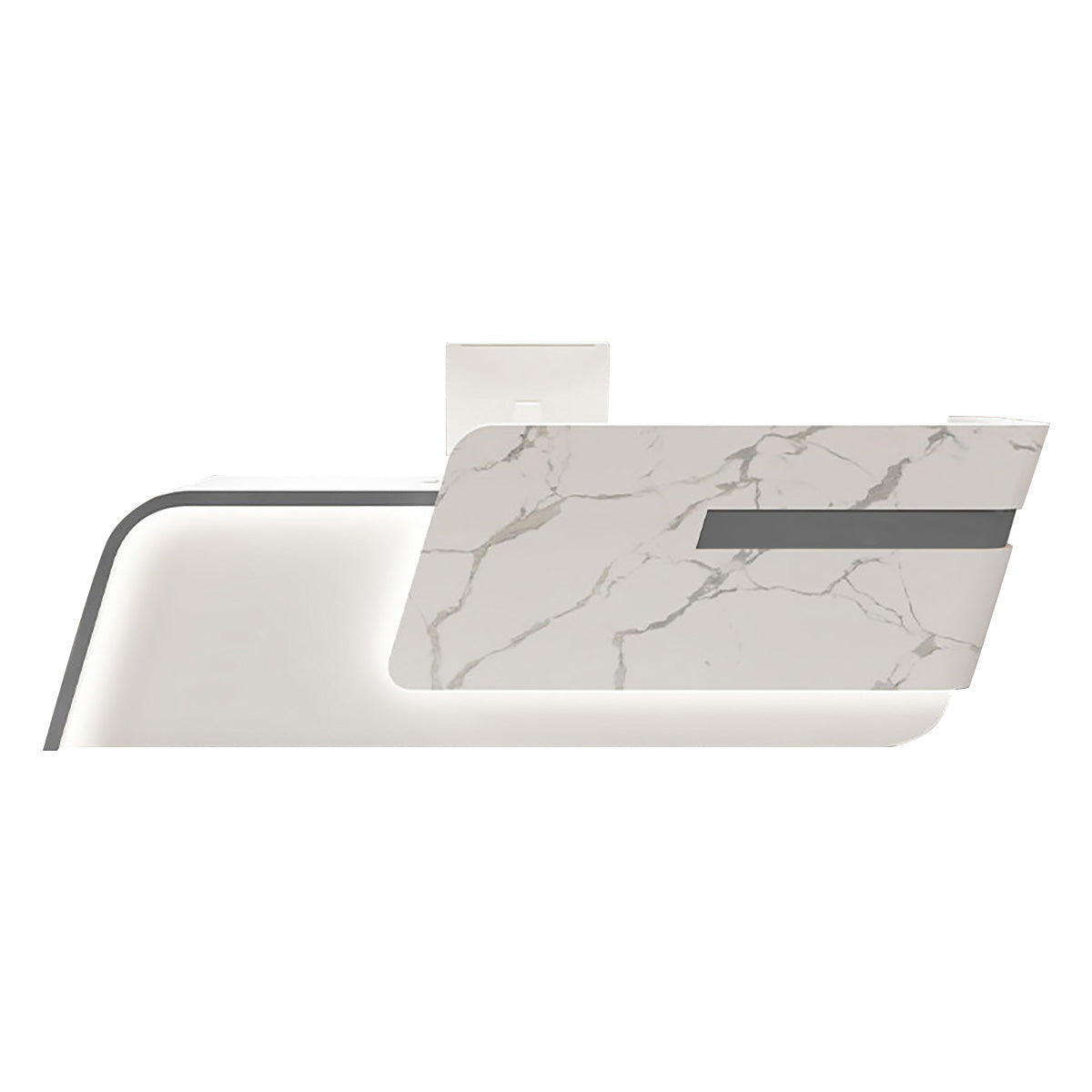 Luxury Gloss Reception Desk & Front Desk Clinic Hotel Reception Counter BDLFurniture