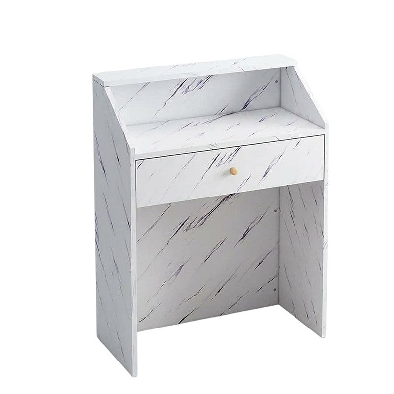BDLFurniture Modern Small Reception Desk Compact Store Cashier Counter with Storage Space
