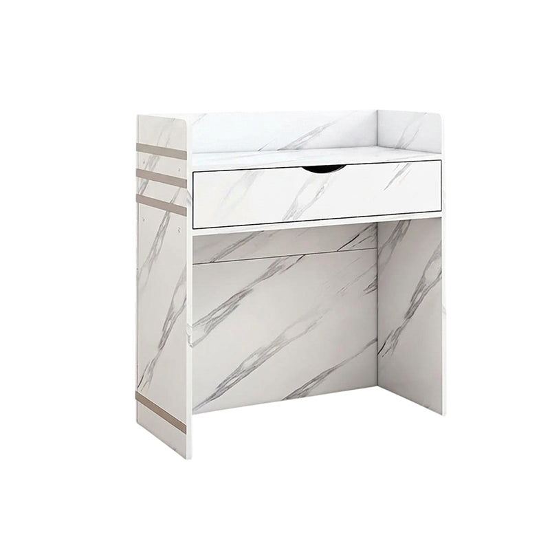BDLFurniture Modern Small Reception Desk Compact Store Cashier Counter with Storage Space