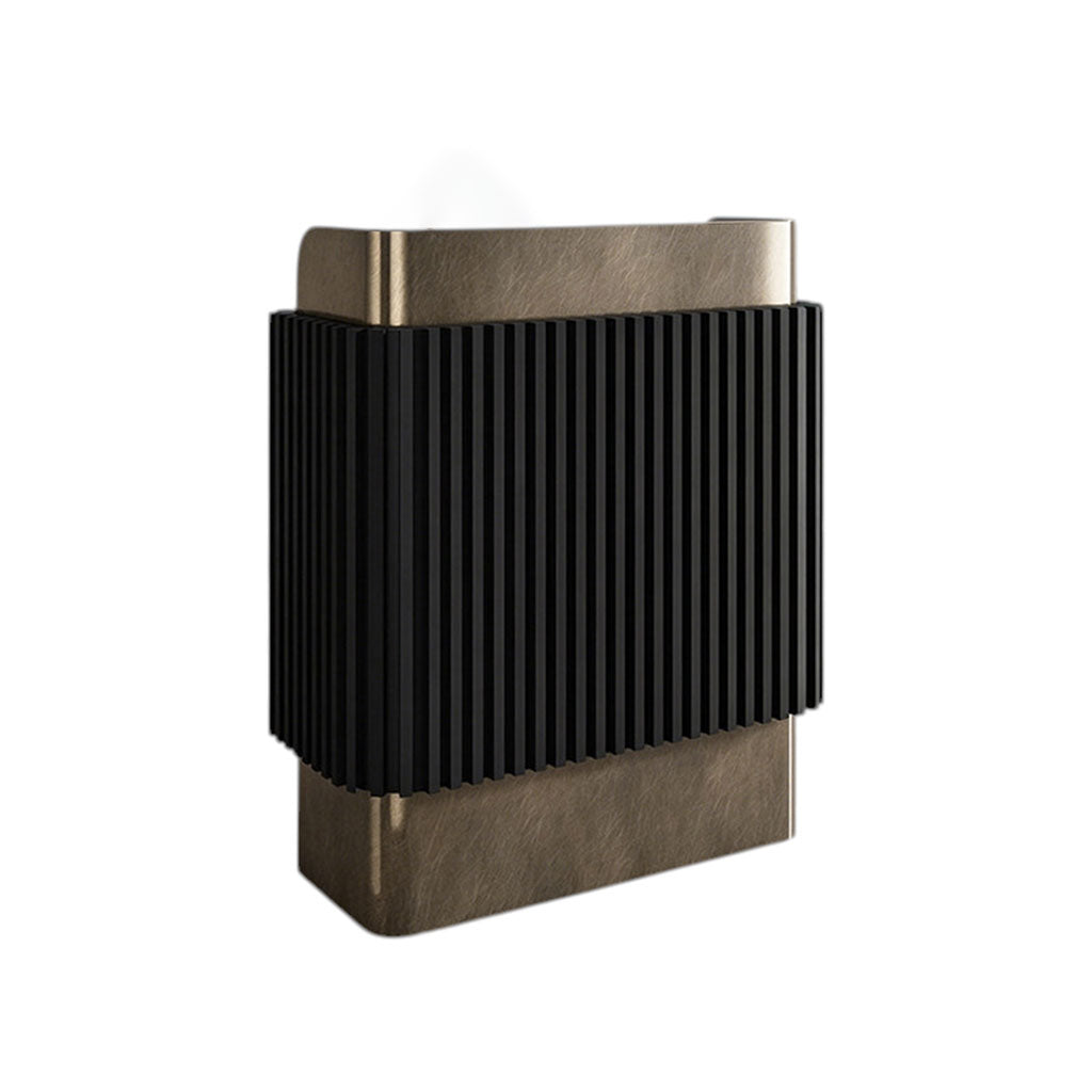 Stainless Steel Grille Reception Desk Modern Salon Counter Coffee White Black